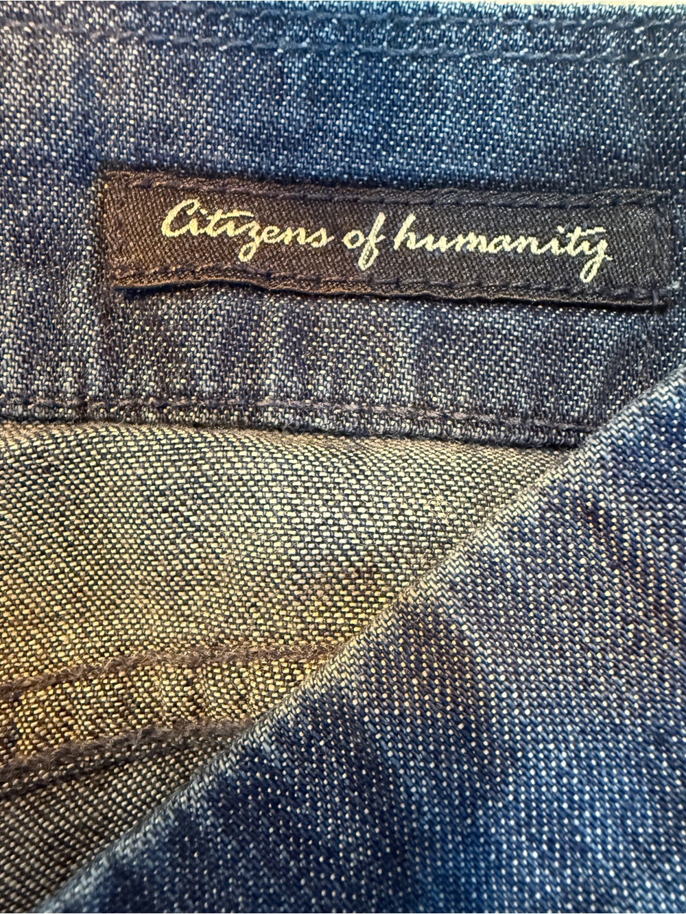 Citizens of Humanity Berkin Wide Leg Jeans Size 28 Low Rise Stretch Denim - Picture 8 of 10
